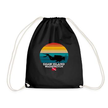 Shaw Island Us Island Plongée sous-marine - Sac de sport léger - noir - Devant