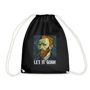 Let it Gogh - Artistes - Vincent van Gogh - Dire - Sac de sport léger - noir - Devant