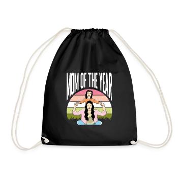 Fête des mères Maman - Sac de sport léger - noir - Devant