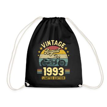 Fête Motard Août 1993 30 Ans Anniversaire - Sac de sport léger - noir - Devant