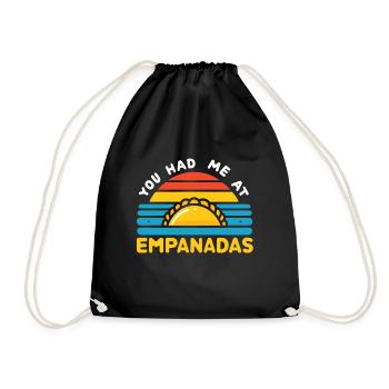 Du hattest mich bei Empanadas Food lover - Turnbeutel - Schwarz - Vorne