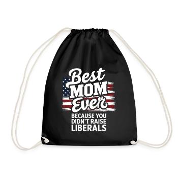 Konservativer Muttertag Beste Mama Republikanerin - Turnbeutel - Schwarz - Vorne