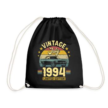 Juillet 1994 Voiture 30ème Anniversaire - Sac de sport léger - noir - Devant