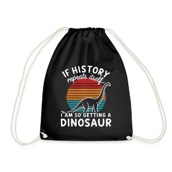 I L’histoire se répète Je suis tellement en train d’avoir un dinosaure - Sac de sport léger - noir - Devant