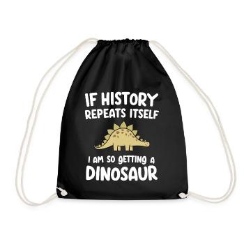 I L’histoire se répète Je suis tellement en train d’avoir un dinosaure - Sac de sport léger - noir - Devant