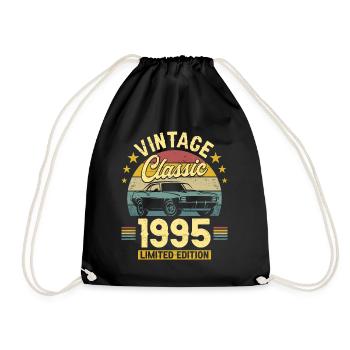 Voiture Année Millésime 1995 30 Ans Anniversaire - Sac de sport léger - noir - Devant