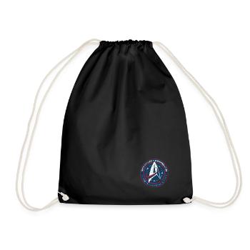 Star Trek Discovery Emblème Starfleet petit - Sac de sport léger - noir - Devant