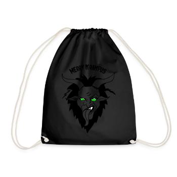 Merry Krampus - Turnbeutel - Schwarz - Vorne