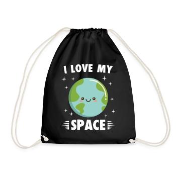 Astronomy Planet Earth Science Teacher - Drawstring Bag - black - Front