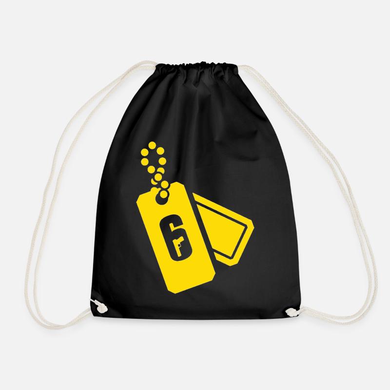 Rainbow Six , Pro League, Renown Icon - Drawstring Bag - black
