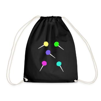 Bonbons Anniversaire d’enfant Grignotage Des enfants - Sac de sport léger - noir - Devant