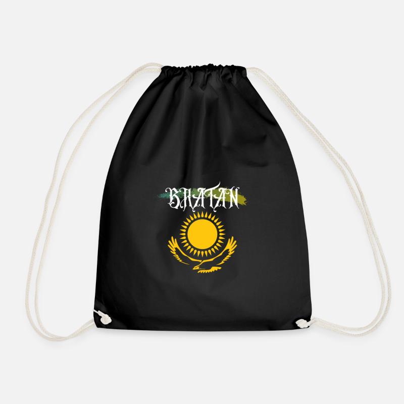 Bratan Kasachstan - Turnbeutel - Schwarz