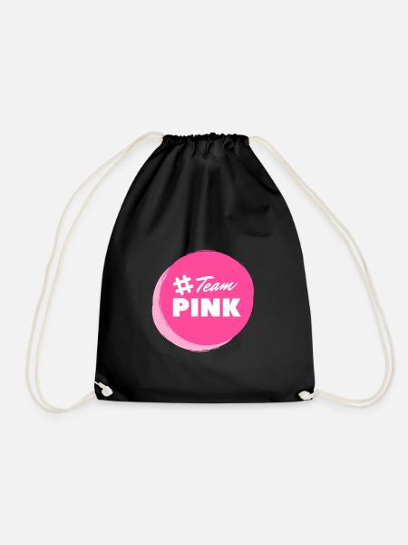 # Team PINK - Turnbeutel - Schwarz