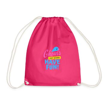 Les goules veulent juste s'amuser! - Sac de sport léger - fuchsia - Devant