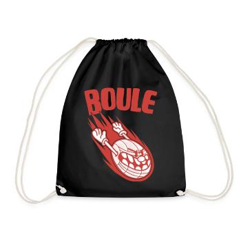 Boules volantes pour les joueurs de boules Bouler - Sac de sport léger - noir - Devant