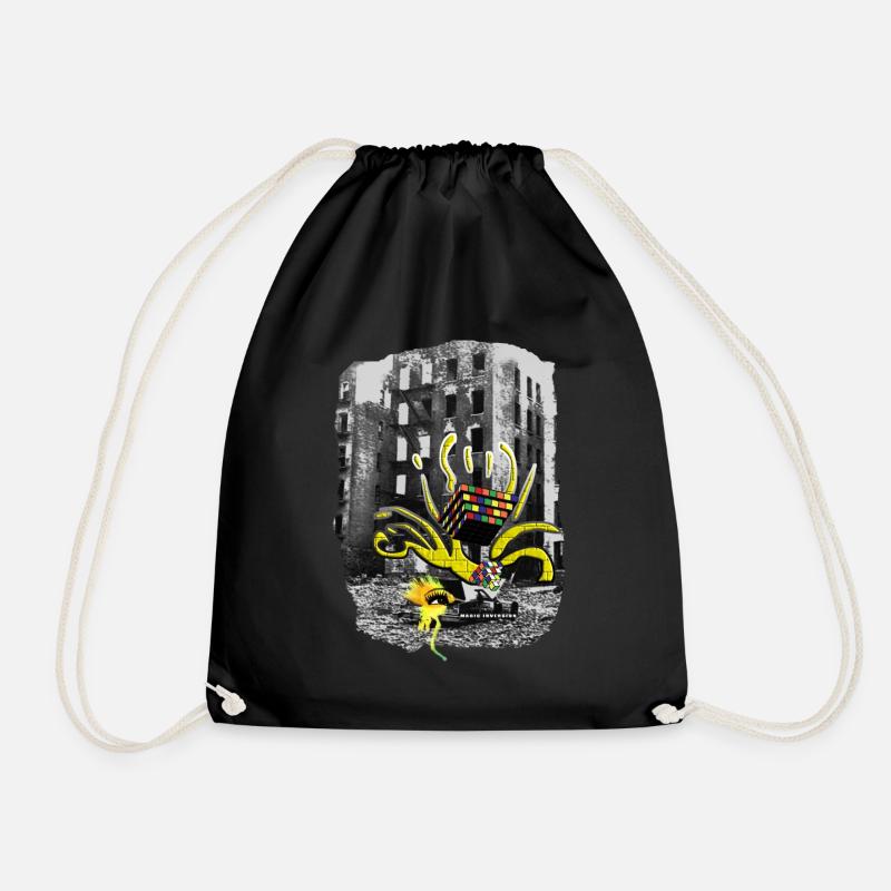 Eye One - Drawstring Bag - black