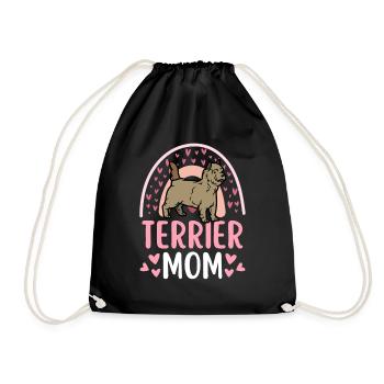 Süßer Cairn Terrier Welpe Liebhaber Kawaii - Turnbeutel - Schwarz - Vorne