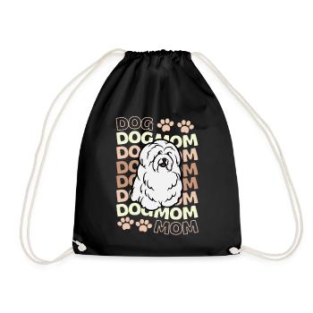 Sweet Coton de Tulear Puppy Kawaii - Sac de sport léger - noir - Devant