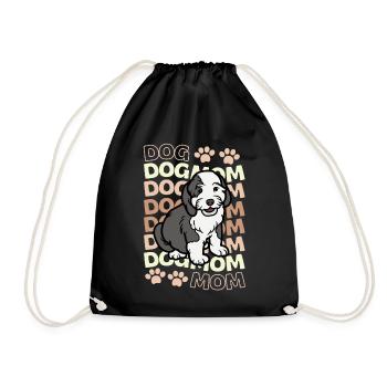 Mignon Bobtail Dog Lover Kawaii - Sac de sport léger - noir - Devant