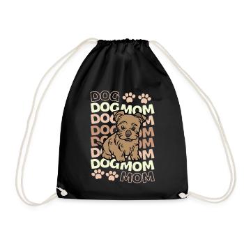 Süßer Silky Terrier Welpe Liebhaber Kawaii - Turnbeutel - Schwarz - Vorne