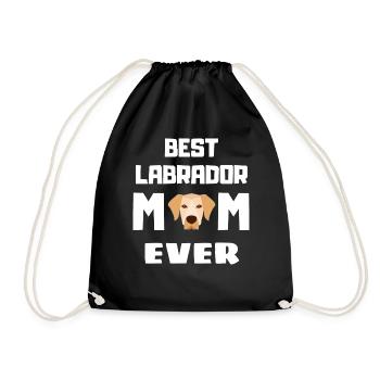Meilleur Labrador Mama Dogs Fête des mères Labrador - Sac de sport léger - noir - Devant