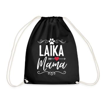 Laika Mama Laika Mom - Turnbeutel - Schwarz - Vorne