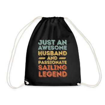 Mari Voile rétro - Sac de sport léger - noir - Devant