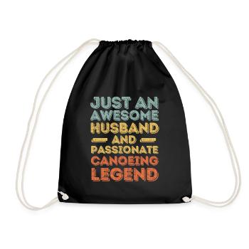 Mari Canoë rétro - Sac de sport léger - noir - Devant