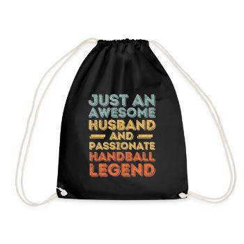 Mari Handball rétro - Sac de sport léger - noir - Devant