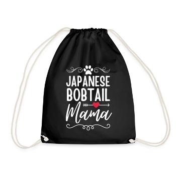 Bobtail Mama japonaise - Sac de sport léger - noir - Devant