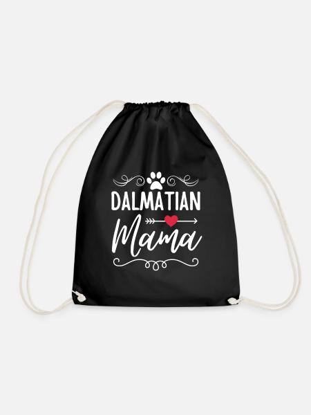 Dalmatiner Mama - Turnbeutel - Schwarz