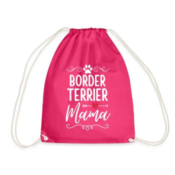Border Terrier Mama - Sac de sport léger - fuchsia - Devant