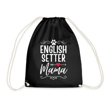 Deutsch Setter Mama - Drawstring Bag - black - Front