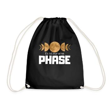 Ce n’est qu’une phase - Moon Phases Design - Sac de sport léger - noir - Devant