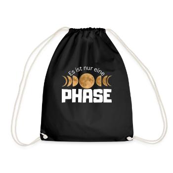 Ce n’est qu’une phase - Moon Phases Design - Sac de sport léger - noir - Devant