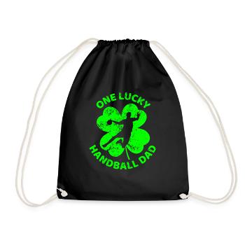 Handball Trèfle de la Saint-Patrick - Sac de sport léger - noir - Devant