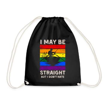Pêche : les droits LGBT - Sac de sport léger - noir - Devant