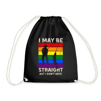 Pêche : les droits LGBT - Sac de sport léger - noir - Devant