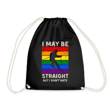 Ski Droits LGBT - Sac de sport léger - noir - Devant