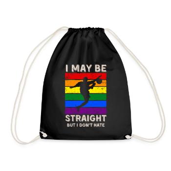 Soccer LGBT Rights - Drawstring Bag - black - Front