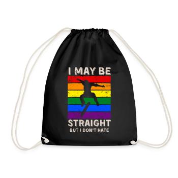 Skateboard Droits LGBT - Sac de sport léger - noir - Devant