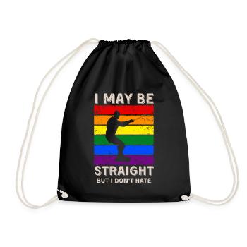 Wakeboard LGBT Rights - Drawstring Bag - black - Front