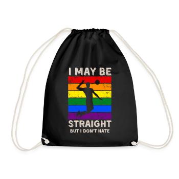 Volleyball Droits LGBT - Sac de sport léger - noir - Devant