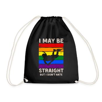 Snorkeling LGBT Rights - Drawstring Bag - black - Front