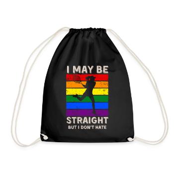 Tennis Droits LGBT - Sac de sport léger - noir - Devant