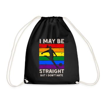 Droits LGBT du football - Sac de sport léger - noir - Devant
