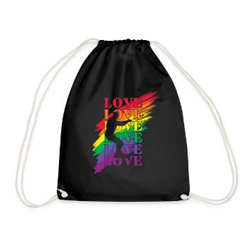 Wakeboard LGBT Pride - Sac de sport léger - noir - Devant