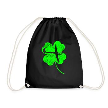 Vol à voile trèfle de la Saint-Patrick - Sac de sport léger - noir - Devant