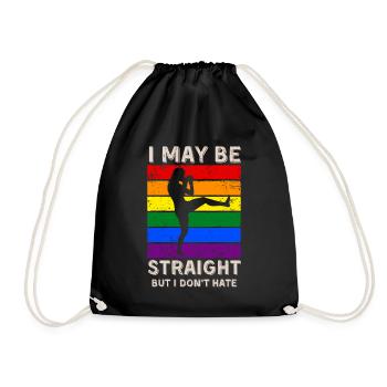 Kickboxing Droits LGBT - Sac de sport léger - noir - Devant