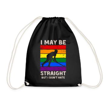 Hockey Droits LGBT - Sac de sport léger - noir - Devant